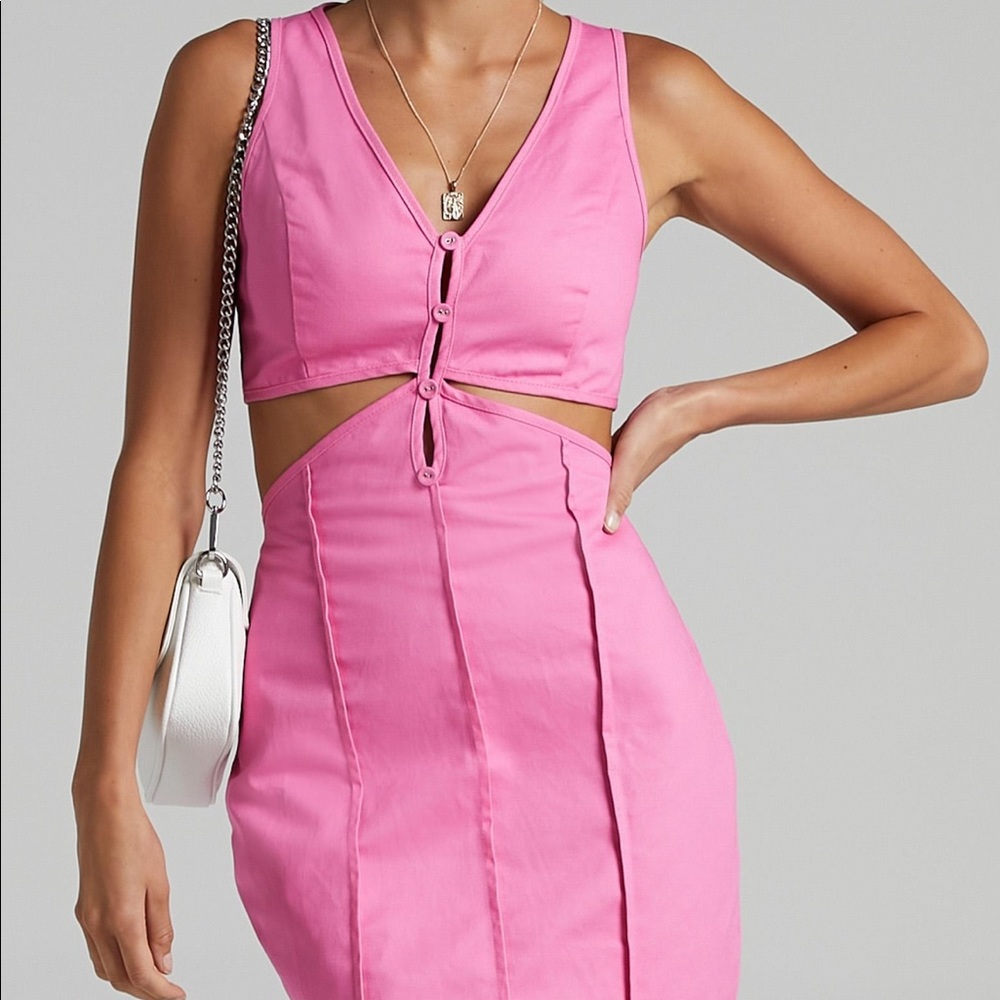 ISO PINK NIMRODEL SHOWPO DRESS SMALL